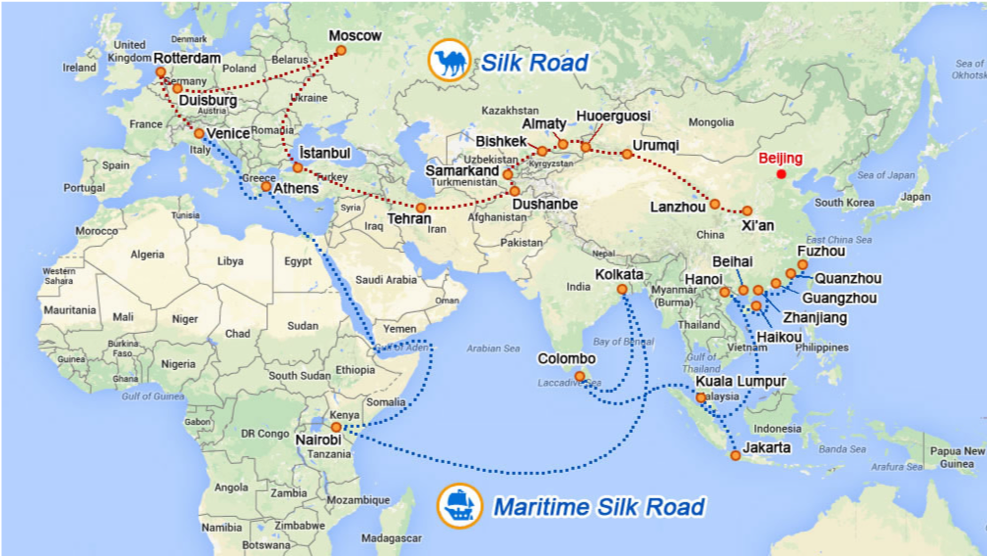 Silk Road Map